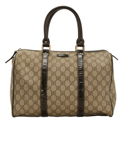 Boston Bowling, &pound;395, Handbags, Beige, Canvas, Front view